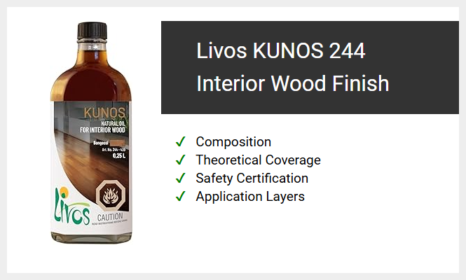 Livos KUNOS 244 Interior Wood Finish