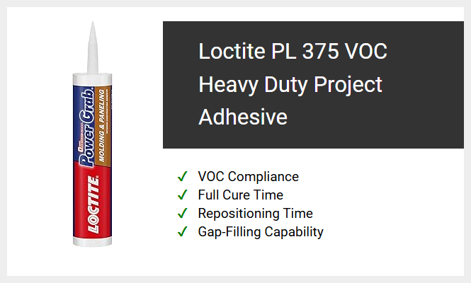 Loctite PL 375 VOC Heavy Duty Project Adhesive