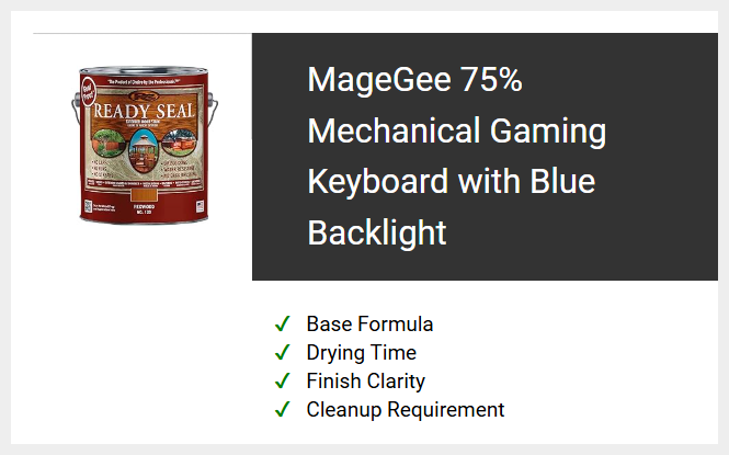 MageGee 75% Mechanical Gaming Keyboard with Blue Backlight