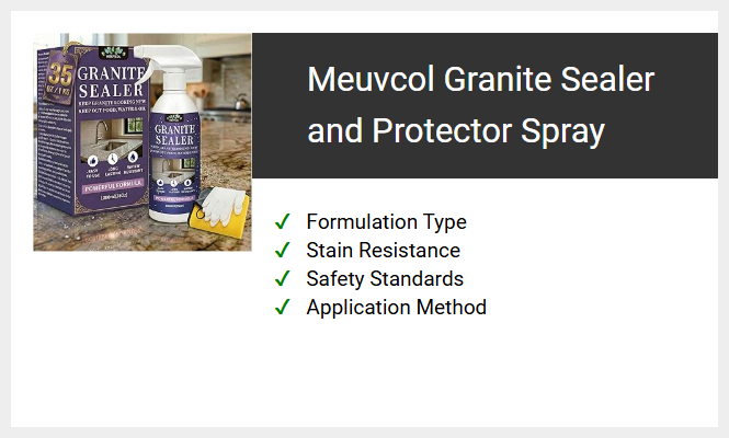 Meuvcol Granite Sealer and Protector Spray