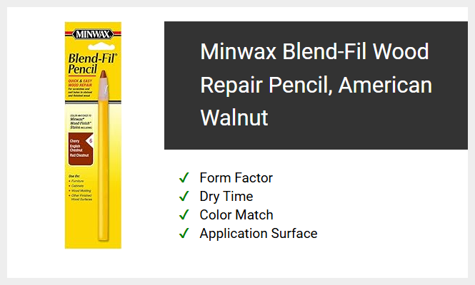 Minwax Blend-Fil Wood Repair Pencil, American Walnut