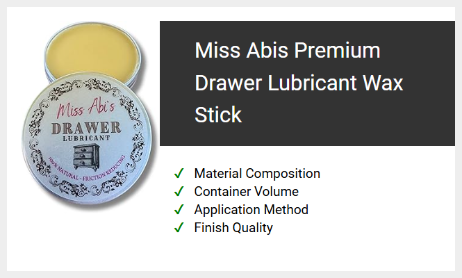 Miss Abis Premium Drawer Lubricant Wax Stick