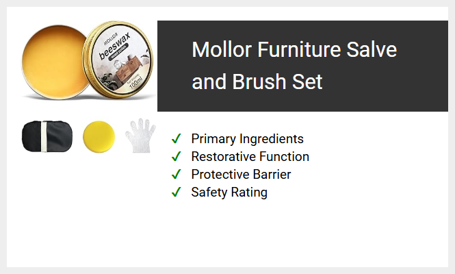 Mollor Furniture Salve and Brush Set