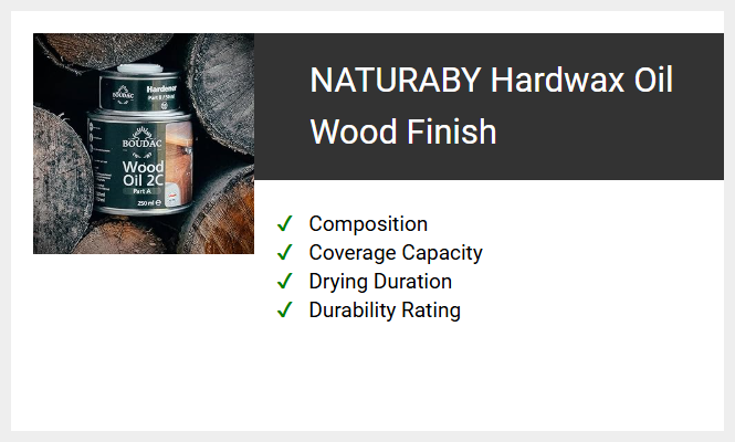 NATURABY Hardwax Oil Wood Finish