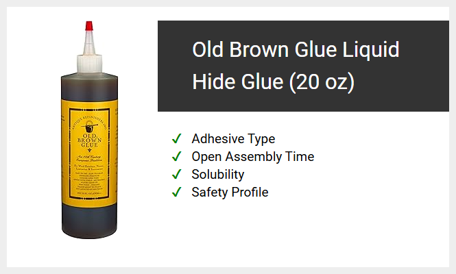 Old Brown Glue Liquid Hide Glue (20 oz)