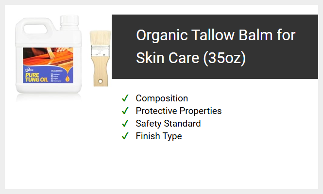 Organic Tallow Balm for Skin Care (35oz)