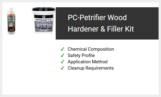 PC-Petrifier Wood Hardener & Filler Kit