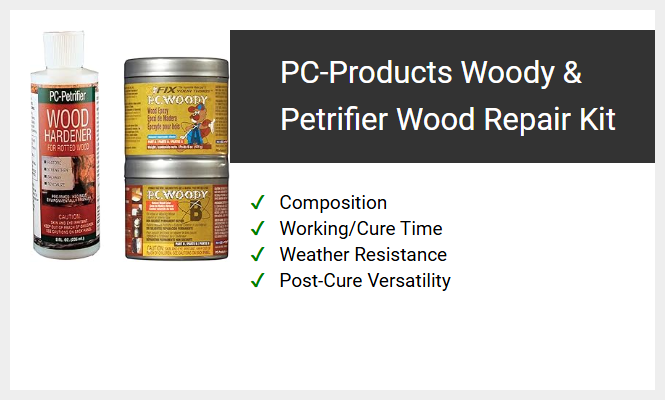 PC-Products Woody & Petrifier Wood Repair Kit