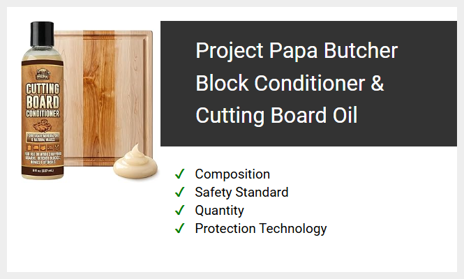 Project Papa Butcher Block Conditioner & Cutting Board Oil