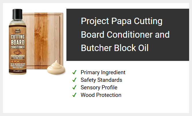 Project Papa Cutting Board Conditioner and Butcher Block Oil