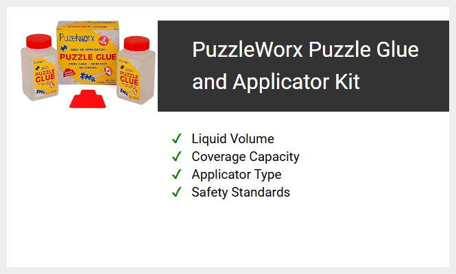 PuzzleWorx Puzzle Glue and Applicator Kit