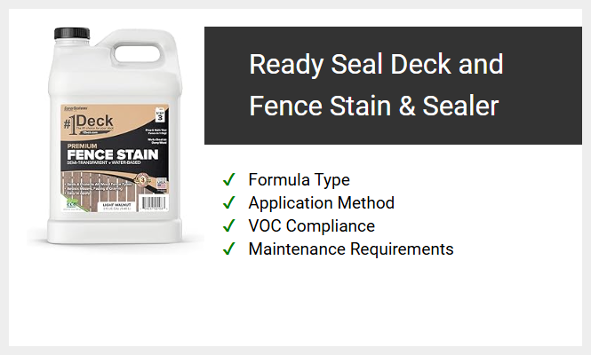 Ready Seal Deck and Fence Stain & Sealer