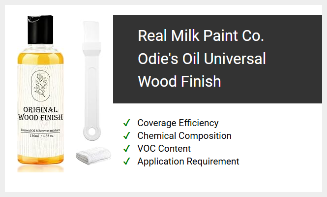 Real Milk Paint Co. Odie's Oil Universal Wood Finish