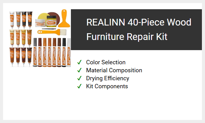 REALINN 40-Piece Wood Furniture Repair Kit