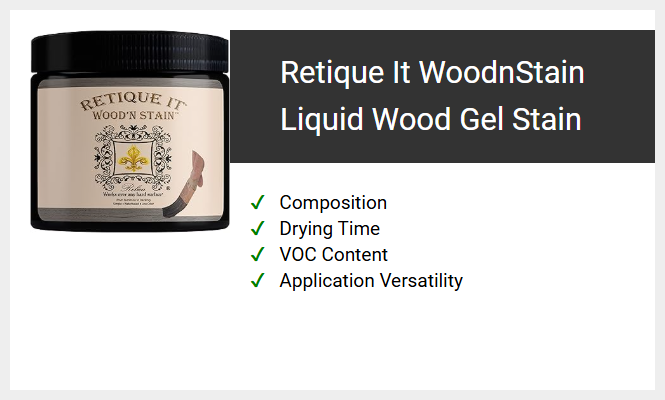 Retique It WoodnStain Liquid Wood Gel Stain
