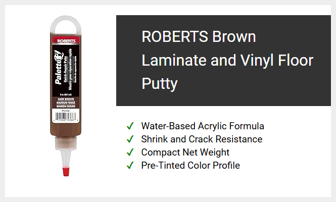 ROBERTS Brown Laminate and Vinyl Floor Putty