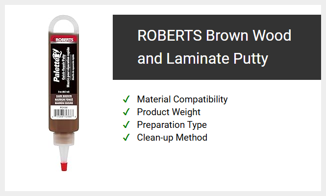 ROBERTS Brown Wood & Laminate Putty