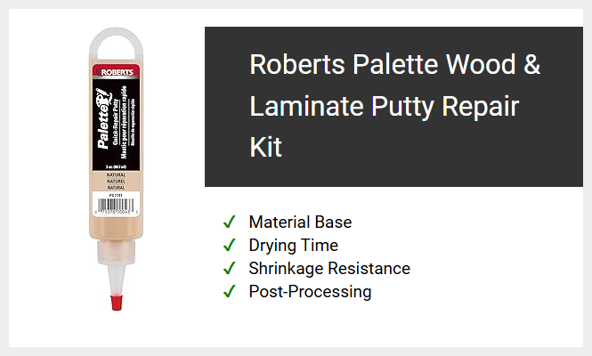 Roberts Palette Wood & Laminate Putty Repair Kit