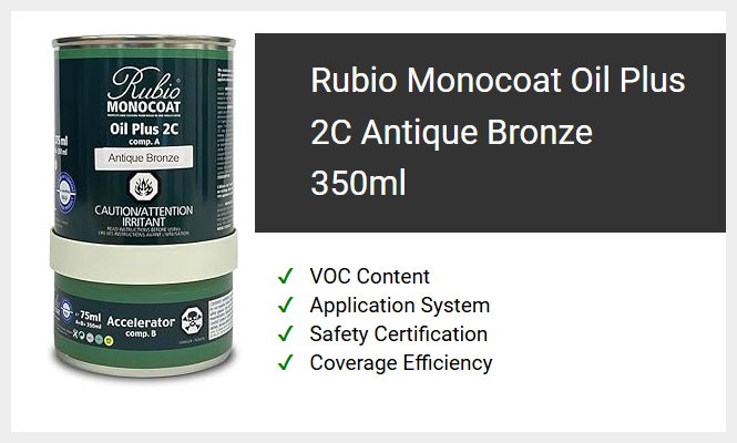 Rubio Monocoat Oil Plus 2C Antique Bronze 350ml