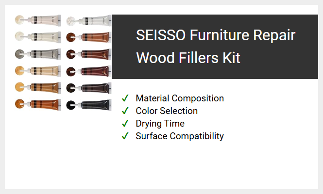 SEISSO Furniture Repair Wood Fillers Kit
