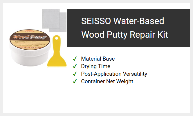 SEISSO Water-Based Wood Putty Repair Kit