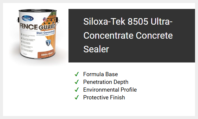 Siloxa-Tek 8505 Ultra-Concentrate Concrete Sealer