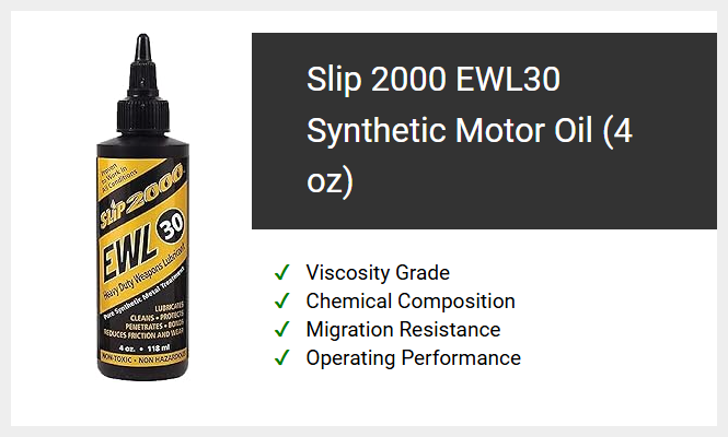 Slip 2000 EWL30 Synthetic Motor Oil (4 oz)