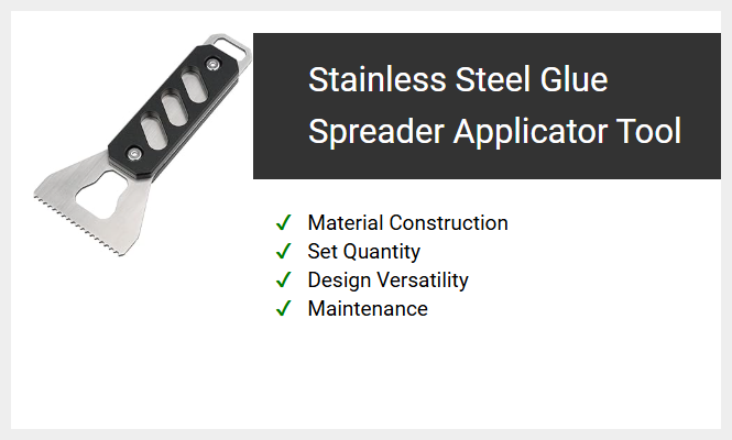Stainless Steel Glue Spreader Applicator Tool