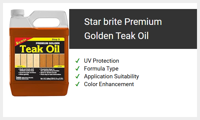 Star brite Premium Golden Teak Oil