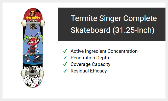 Termite Singer Complete Skateboard (31.25-Inch)