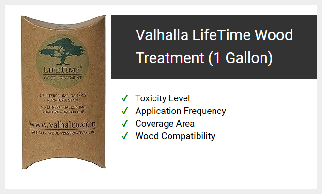 Valhalla LifeTime Wood Treatment (1 Gallon)