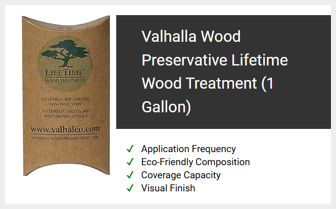 Valhalla Wood Preservative Lifetime Wood Treatment (1 Gallon)
