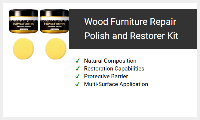 Wood Furniture Repair Polish and Restorer Kit