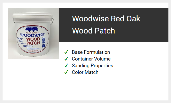 Woodwise Red Oak Wood Patch