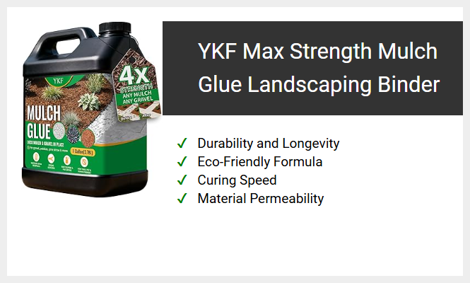 YKF Max Strength Mulch Glue Landscaping Binder