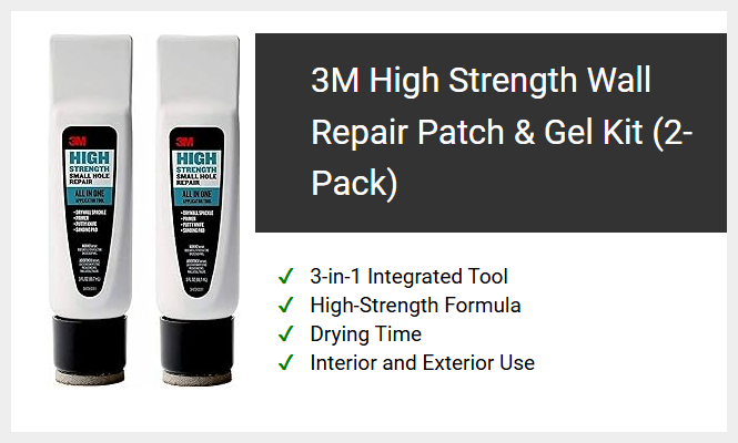 3M High Strength Wall Repair Patch & Gel Kit (2-Pack)