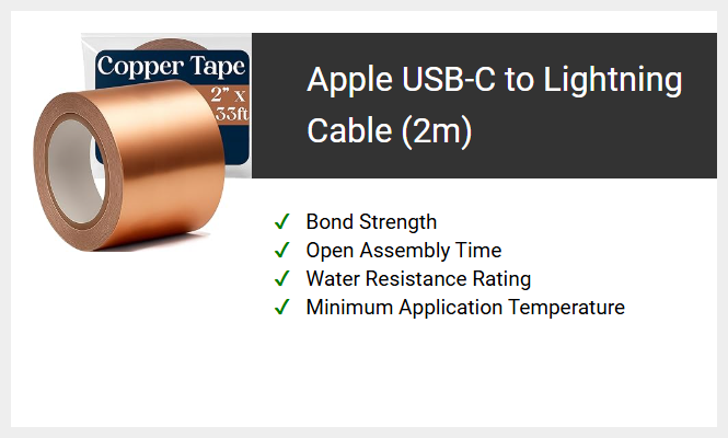 Apple USB-C to Lightning Cable (2m)