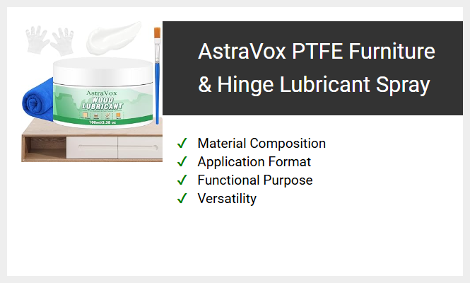 AstraVox PTFE Furniture & Hinge Lubricant Spray