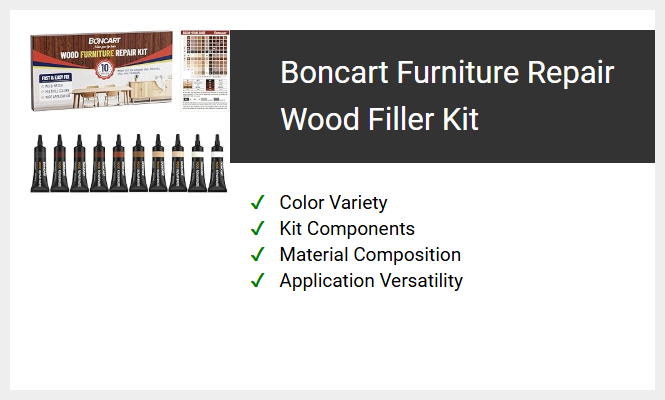 Boncart Furniture Repair Wood Filler Kit