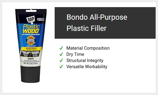 Bondo All-Purpose Plastic Filler