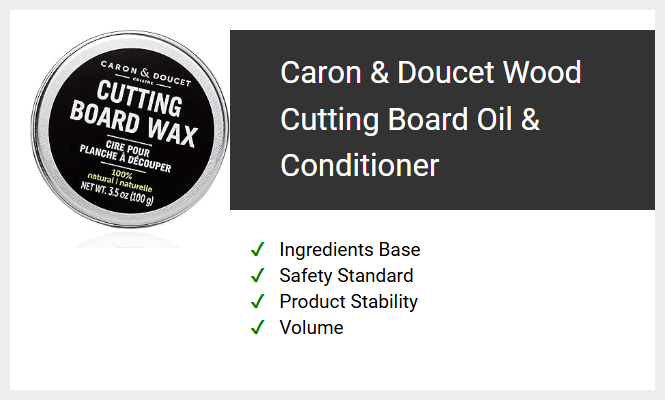 Caron & Doucet Wood Cutting Board Oil & Conditioner