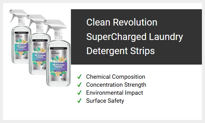 Clean Revolution SuperCharged Laundry Detergent Strips