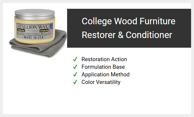 College Wood Furniture Restorer & Conditioner