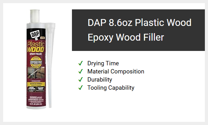 DAP 8.6oz Plastic Wood Epoxy Wood Filler
