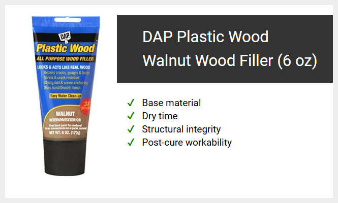 DAP Plastic Wood Walnut Wood Filler (6 oz)