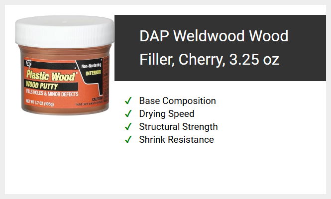 DAP Weldwood Wood Filler, Cherry, 3.25 oz