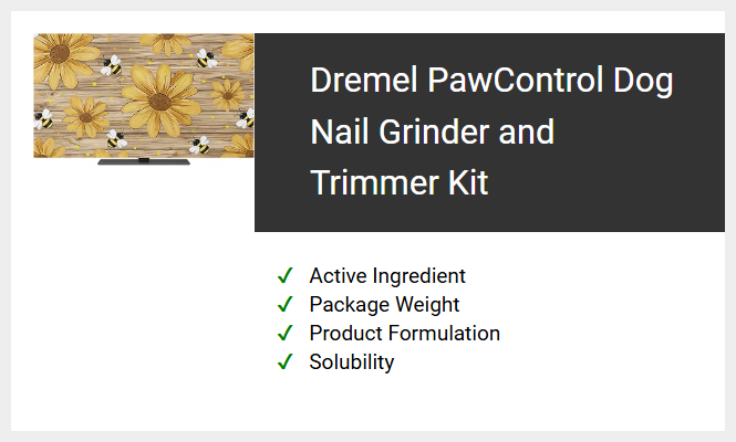 Dremel PawControl Dog Nail Grinder and Trimmer Kit