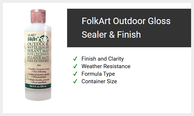 FolkArt Outdoor Gloss Sealer & Finish
