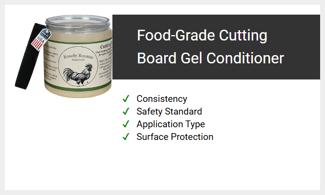 Food-Grade Cutting Board Gel Conditioner