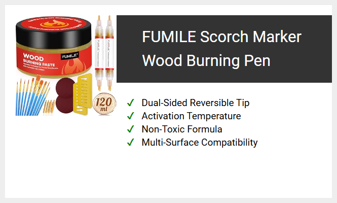 FUMILE Scorch Marker Wood Burning Pen